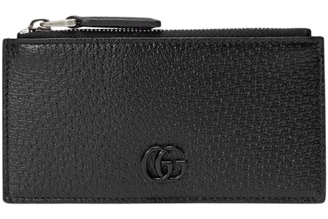 gucci zip around card case review|Gucci marmont card case wallet.